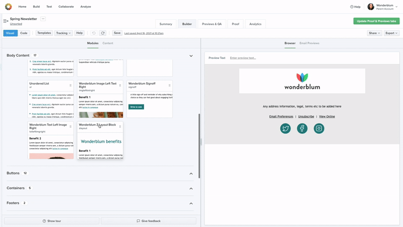 Save time and empower on-brand, intuitive email creation for all