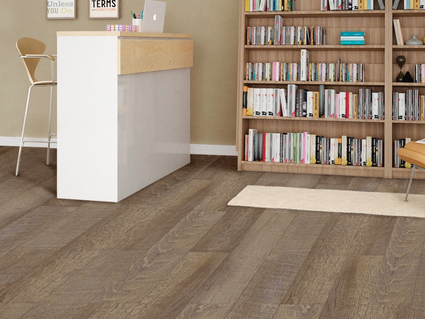 Linha Bravo | Piso vinílico para ambiente comercial intenso